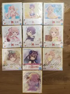 カッコウの許嫁　一番くじ　H賞　ミニ色紙　10種セット