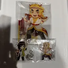 鬼滅の刃　冨岡義勇 煉獄杏寿郎 アクリルスタンド 銀だこ