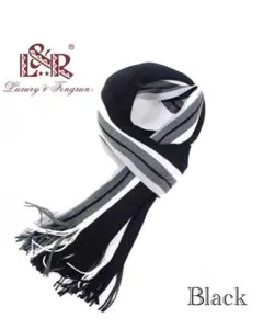 マフラー メンズ マフラー マルチカラー ストライプ ストール アクリル