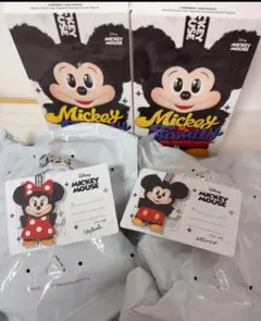 ディズニー　ポップマート ミッキー ミニー　ぬいぐるみ 2点セット中身未開封品