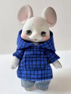 パーカーとデニムパンツのセット（ブルー）のサムネイル