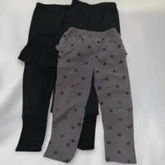 西松屋　裏起毛パンツ　４点