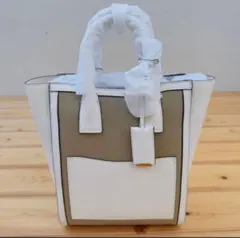 ＊EPOR I BAG キャンバスコンビ トートバッグ ホワイト 新品のサムネイル