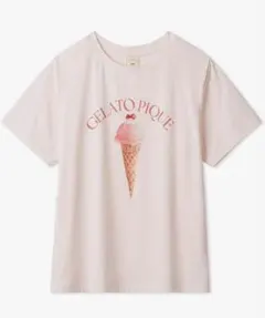 ほぼ新品 接触冷感 ソルベワンポイントTシャツ アイスクリーム ジェラピケのサムネイル