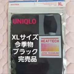 v　HEATTECH ヒートテックウエストウォームショートパンツ　XL　黒完売品