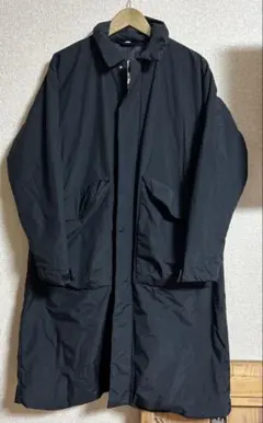 ニューバランス 中綿　ステンカラーコート　ブラック