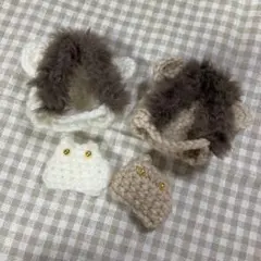 2103.ほわぬい ぬい服 8cm 2セット