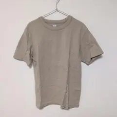 UNIQLO U クルーネックTシャツ ベージュ M
