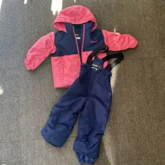 IGNIO 子供用スキーウェアセット ピンク/ネイビー