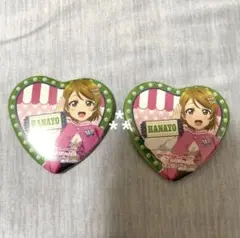 ラブライブ！　μ's 小泉花陽　東京ドームシティ　遊園地　ハート型缶バッジ