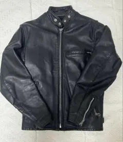 Schott 641 米国製 USA製 34 シングルライダース S 本革のサムネイル