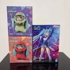 ガンダム　初音ミク　コラボフィギュア 3体セット