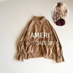 ちゃ様専用【美品】AMERI JACQUARD OVER SHIRTJACKET - メルカリ