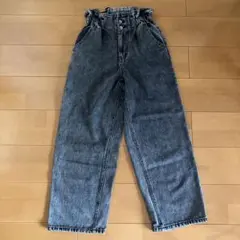 tip top バックレースアップ ハイウエストデニム スミクロ ダークグレーのサムネイル