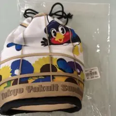 希少品☆レア☆匿名　ヤクルトスワローズ　つば九郎　巾着　鳥かご　虫かご　ポーチ