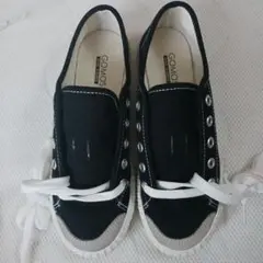 GOMOS ブラック スニーカー　だいたい24センチ
