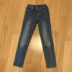 GU ヌクヌクストレッチ　デニム　スキニーパンツ　130