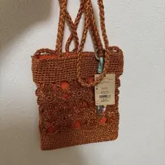 niko and... ショルダーバッグ メタリック2WAYSBAG オレンジ