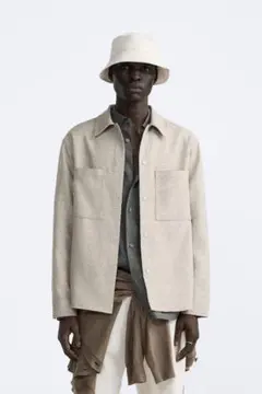 【完売品】ZARA　シャツ ジャケット 長袖のサムネイル