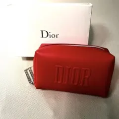 dior ディオール　ノベルティ　ポーチ　赤