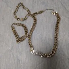 ❦更にお値下げしました❦DIESEL　ネックレス&ブレスレット２本セット♪