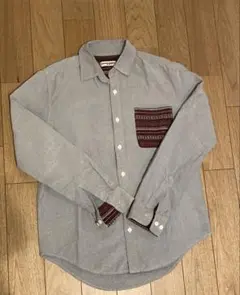 シャツ ネイビー