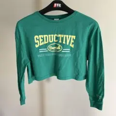 クロップド丈 長袖カットソー