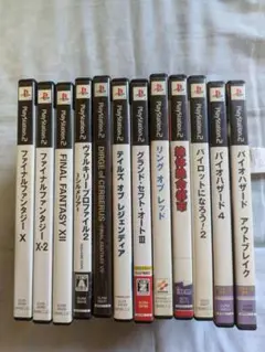 【動作未確認】プレイステーション2 PS2 ソフト12本セット