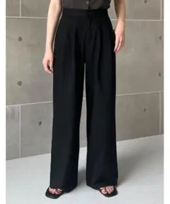 Re:EDIT 神山まりあさん着用 コットンツイルダブルタックルーズパンツ 新品