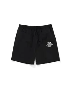 Lサイズ 今季完売品wind and sea ビッグロゴショーツ 黒 ブラック