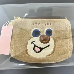 【新品未使用】ドアップテディ　ポーチ　マチあり　ラブラリーバイフェイラー