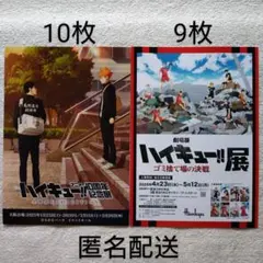 匿名配送 ハイキュー展 フライヤー 2種 計19枚