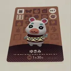 どうぶつの森 ゆきみ amiiboカード 067