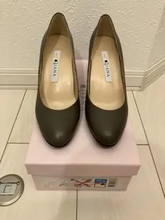DIANA グレー ハイヒール 22.0cm 新品