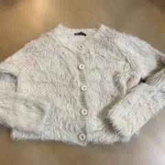 ファーカーディガン カーディガン