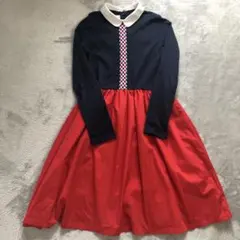 familiar 襟付きワンピース 150
