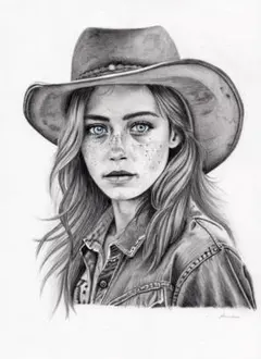 鉛筆画「Cloudy Florence」　B5大サイズ 鉛筆画「Cloudy Florence」B5大サイズ