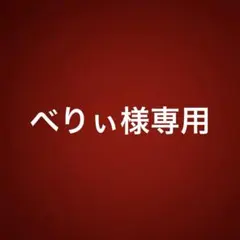 べりぃ様専用