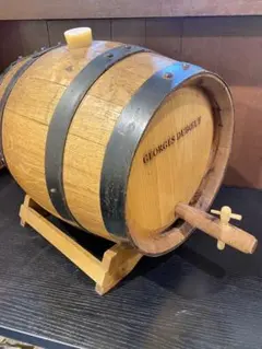 空樽　ボジョレーヌーヴォー　ワイン樽　木製　洋樽　木樽　専用台付き