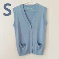(S)水色♥セーターベスト