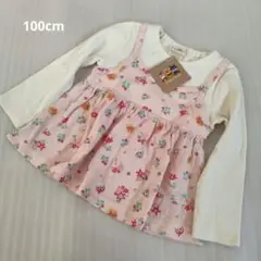 【新品未使用】アンパンマン 長袖カットソー Tシャツ 100cm