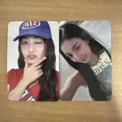 This is for TWICE ジヒョ トレカ 2枚セット