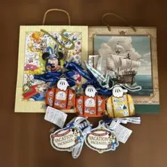 ディズニーバケーションパッケージチケットホルダー、紙袋