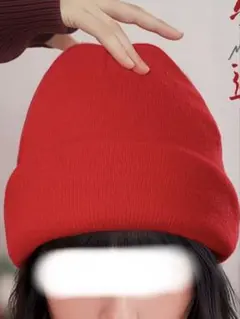 赤 ニット帽 2個セット