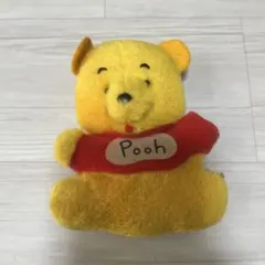 東京ディズニーランド　くまのプーさん　ぬいぐるみバッチ　レトロ　初期