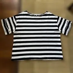 GLOBAL WORK ボーダー半袖Tシャツ L