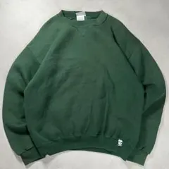 Lサイズ 90s DISCUS ディスカス 無地 スウェット モスグリーンのサムネイル