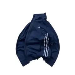 00s adidas 紺 トラックジャケット archive y2k tech
