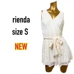 rienda S カシュクール フレア レース ロンパースのサムネイル