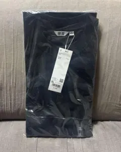 ユニクロU クルーネックTシャツ（7分袖） 09ブラックのサムネイル